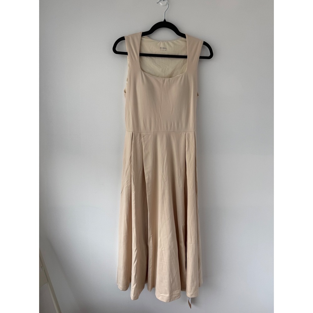 OGL Cream Midi Dress